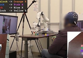 La IA logra que una persona con paraplejia controle un brazo robótico con sus pensamientos