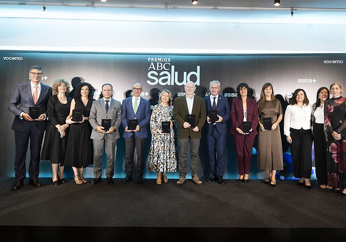 Todos los premiados de la edición de premios ABC Salud 2025