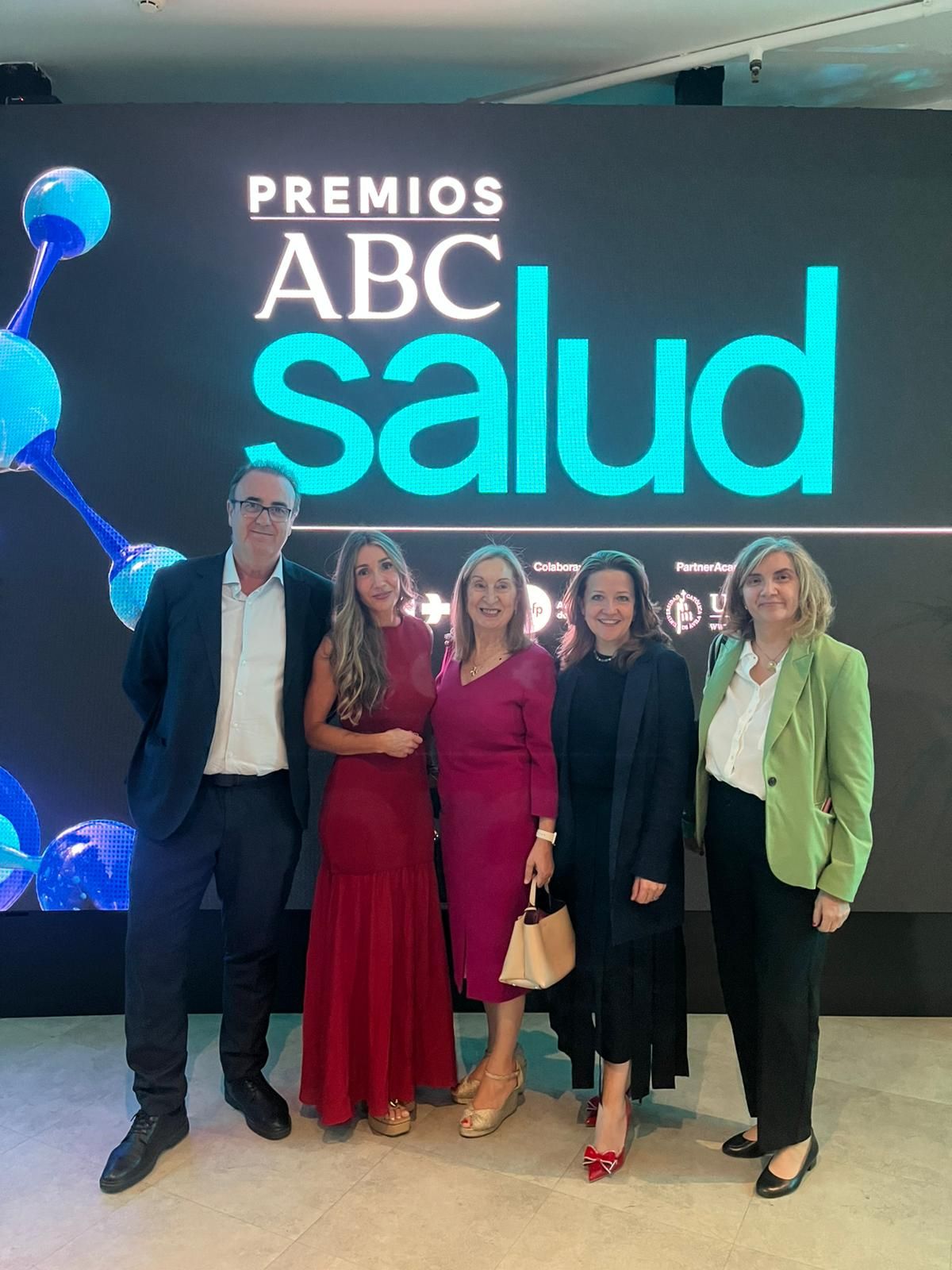 Víctor Pedrera, Sheila Justo, Ana Pastor, Fátima Matute y Celia Oreja