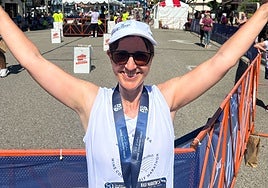 Juncal, la paciente de cáncer de mama que corre medias maratones: «El cáncer me ha salvado la vida»