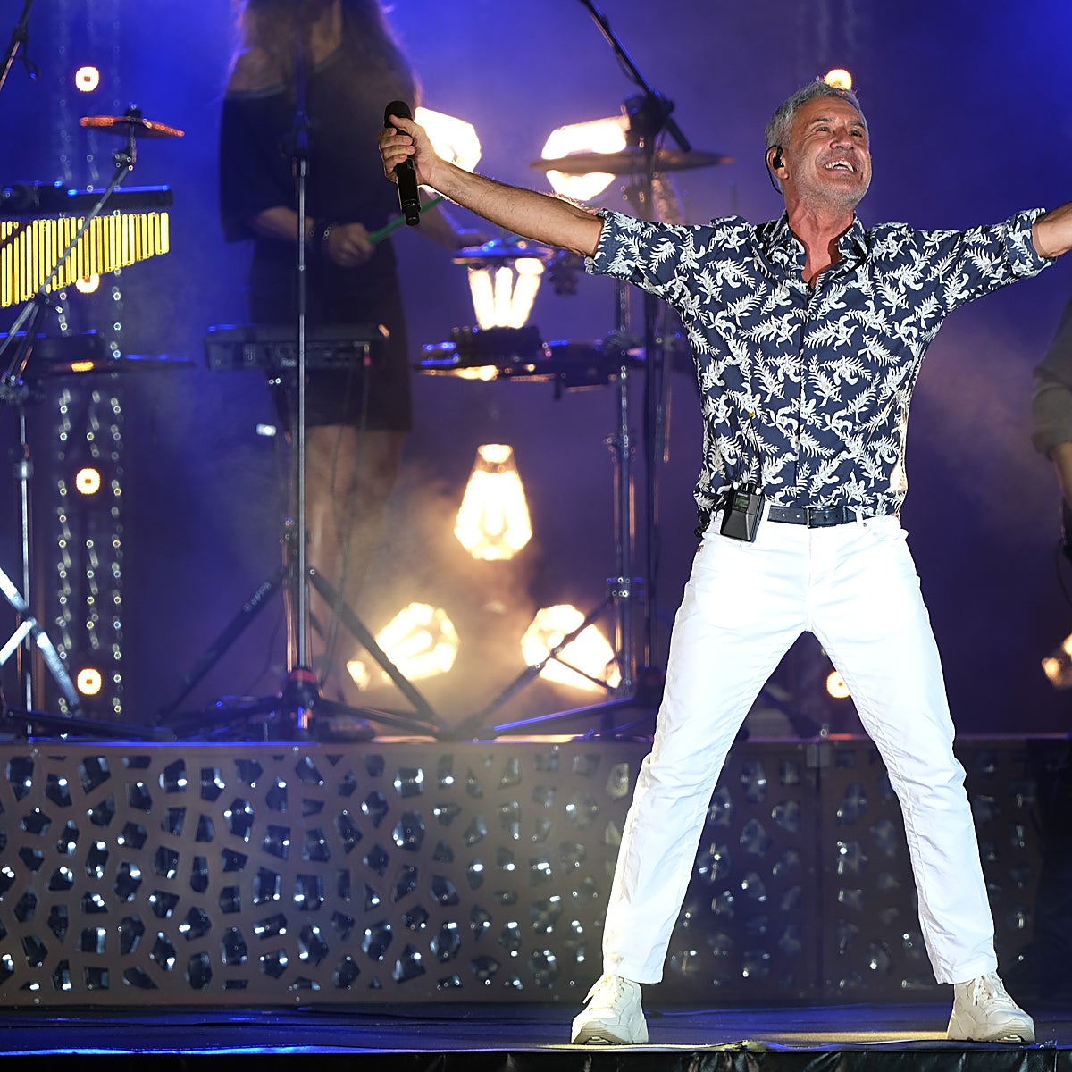 Sergio Dalma se entrega a Jerez en su concierto del Tío Pepe Festival