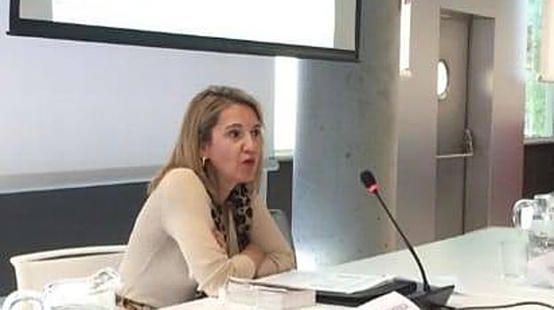 La fiscal Natividad Plasencia en un acto, en una imagen de archivo