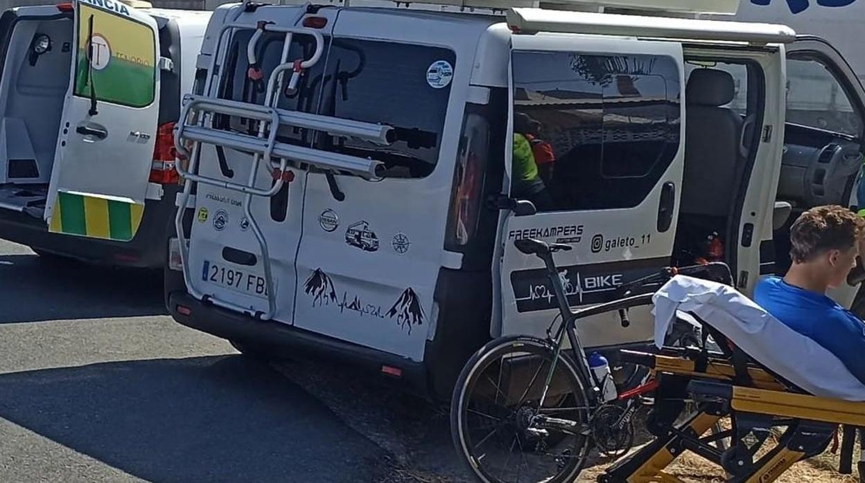 Buscan a un camionero que se dio a la fuga tras atropellar a un joven ciclista en Alcalá de Guadaíra
