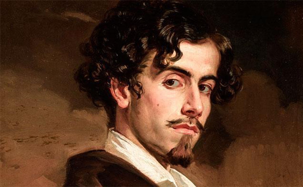 Retrato de Gustavo Adolfo Bécquer realizado por su hermano Valeriano