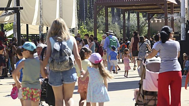 El público se ha incrementado notablemente este año en Isla Mágica