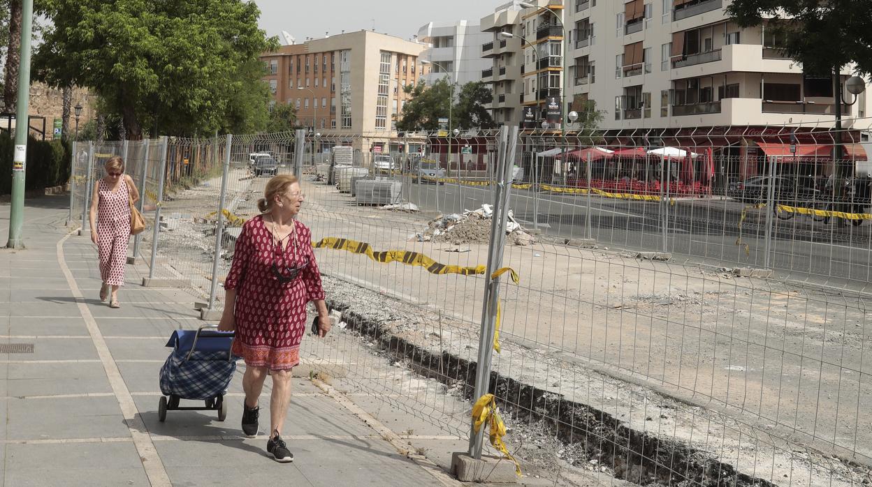 Las obras en la Ronda Histórica de Sevilla acabarán antes del inicio del curso escolar