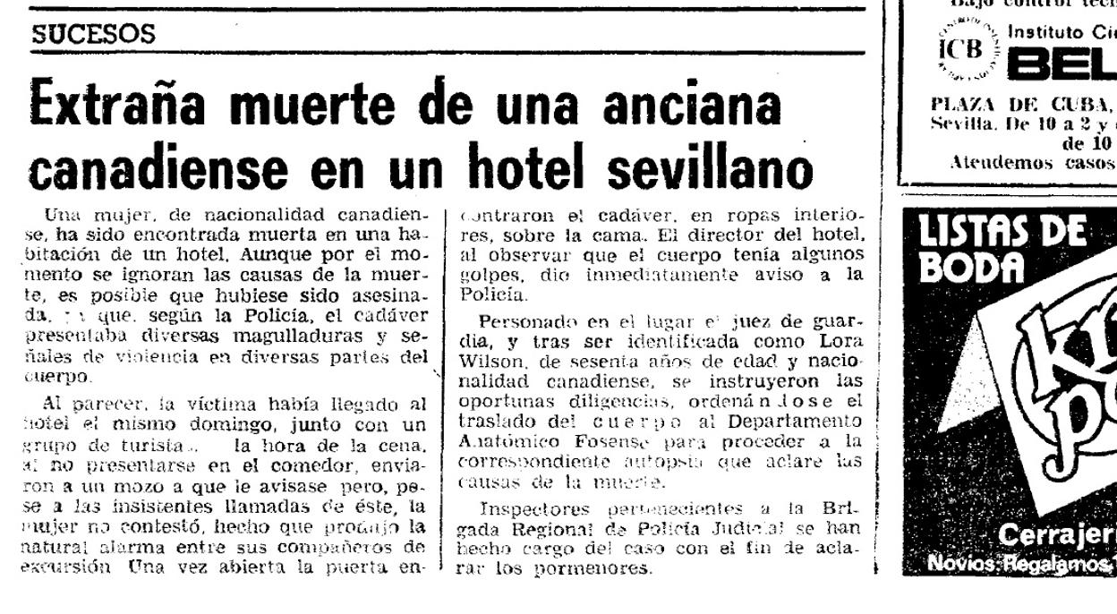 El crimen que escondió para siempre la habitación 328 del antiguo Hotel Porta Coeli