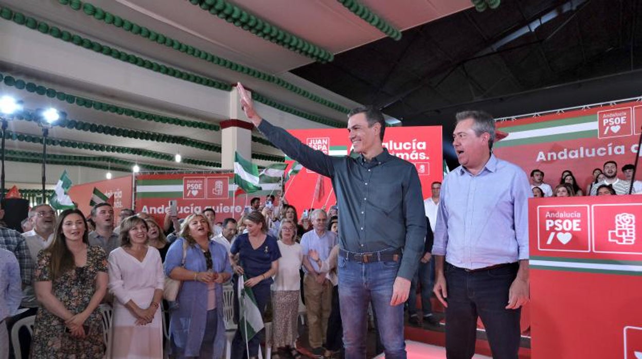 Pedro Sánchez, de mitin por Sevilla pero sin compromiso con los proyectos pendientes