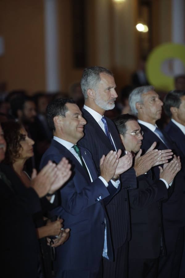 El Rey Felipe VI preside los actos de clausura del V Centenario de la I Vuelta al Mundo en el Real Alcázar de Sevilla