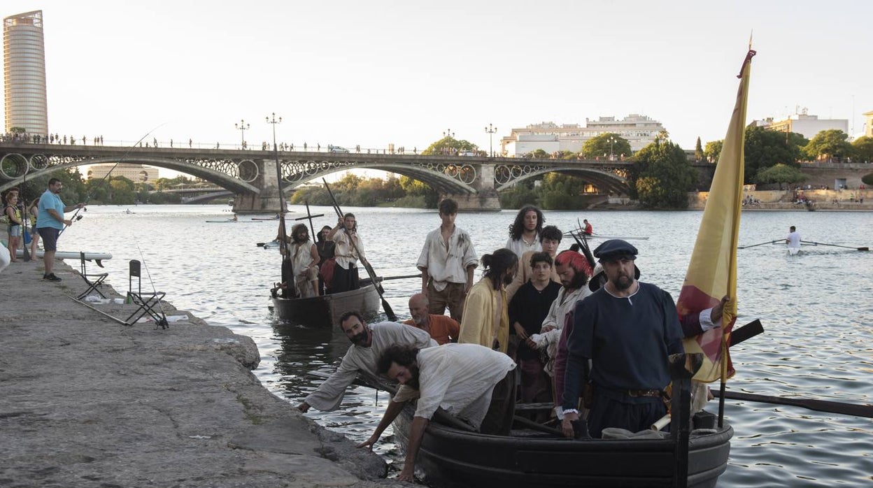 Elcano regresa a Sevilla cinco siglos después