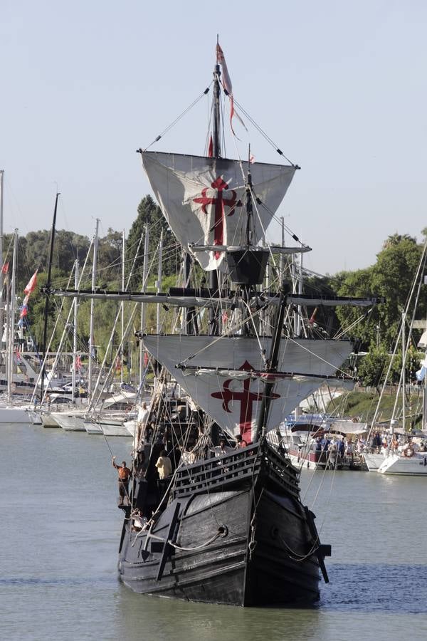 La nao Victoria vuelve a Sevilla cinco siglos después