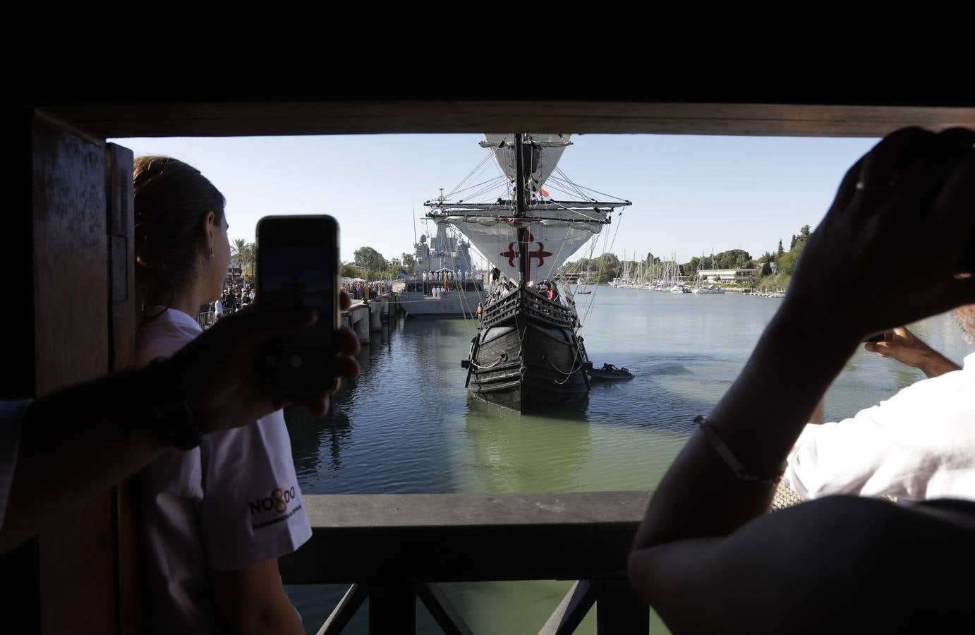 La nao Victoria vuelve a Sevilla cinco siglos después