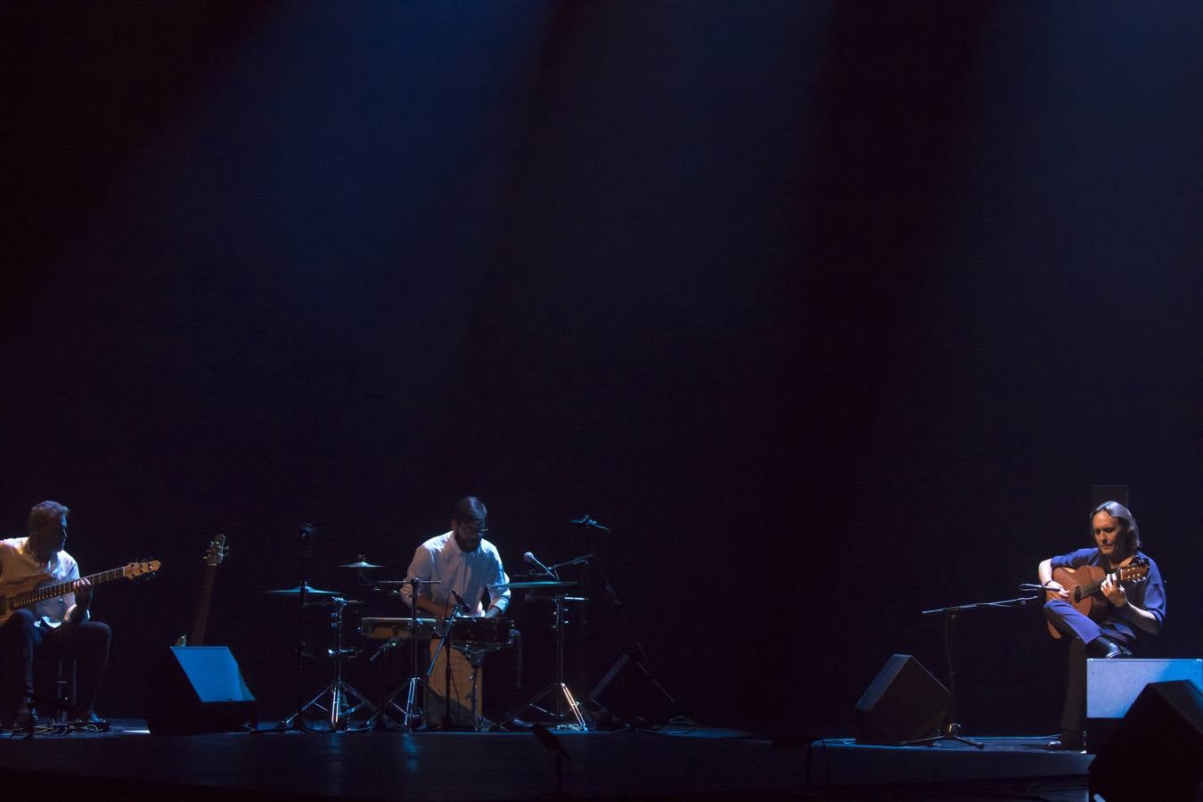 Vicente Amigo, durante su actuación en el Teatro de la Maestranza de Sevilla