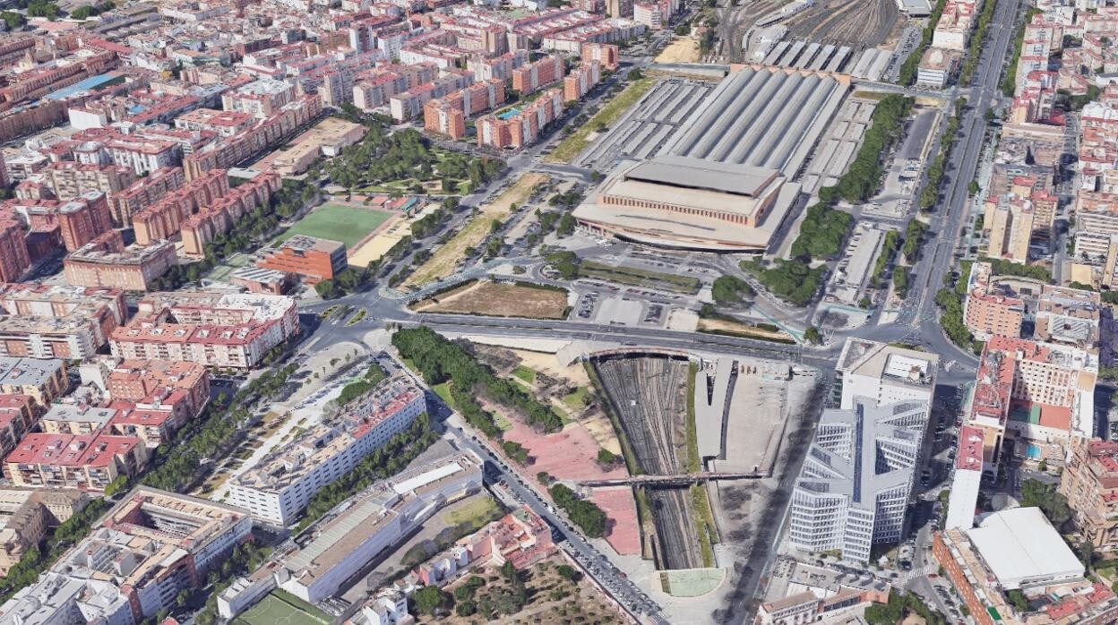 El IMD construirá una piscina con una «zona de playa» junto a la estación de Santa Justa