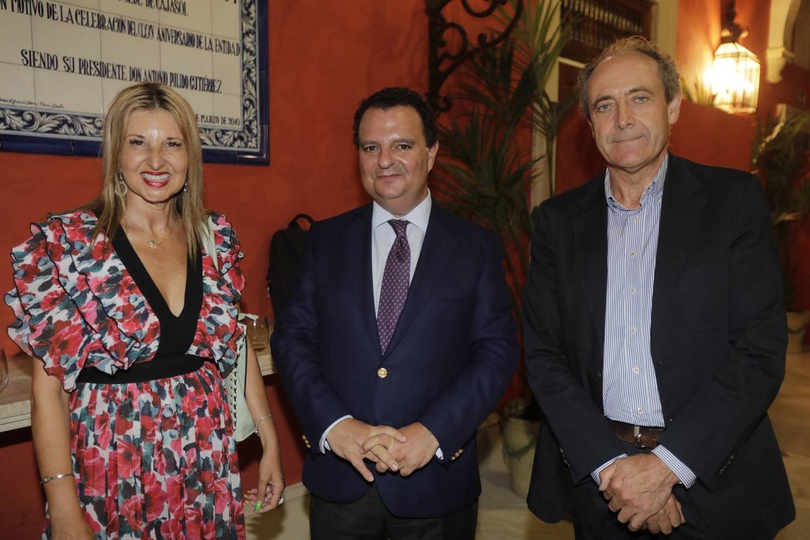 Lola Chaves Vicente, Francisco Fernández y José Francisco Quesada