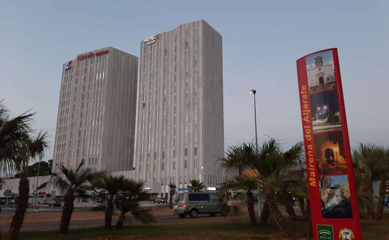 Las dos torres de Mairena del Aljarafe, ubicadas entre Ciudad Expo y el PISA
