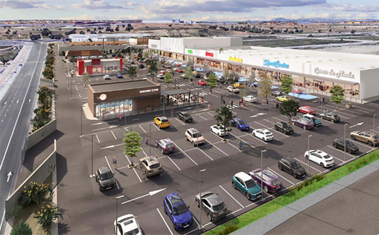 Recreación del futuro parque empresarial en Entrenúcleos