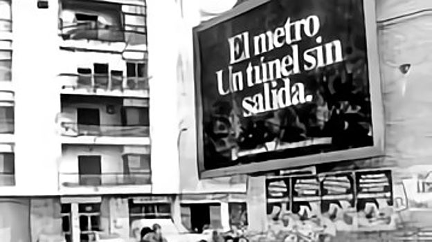 La campaña que utilizó el Gobierno de Felipe González para paralizar la obra del metro en 1984