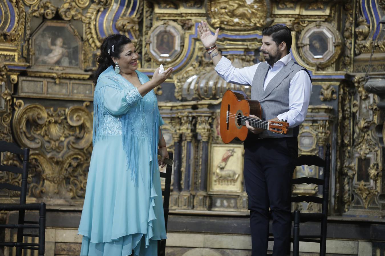 Actuación de 'La Macanita' en la iglesia de San Luis de los Franceses