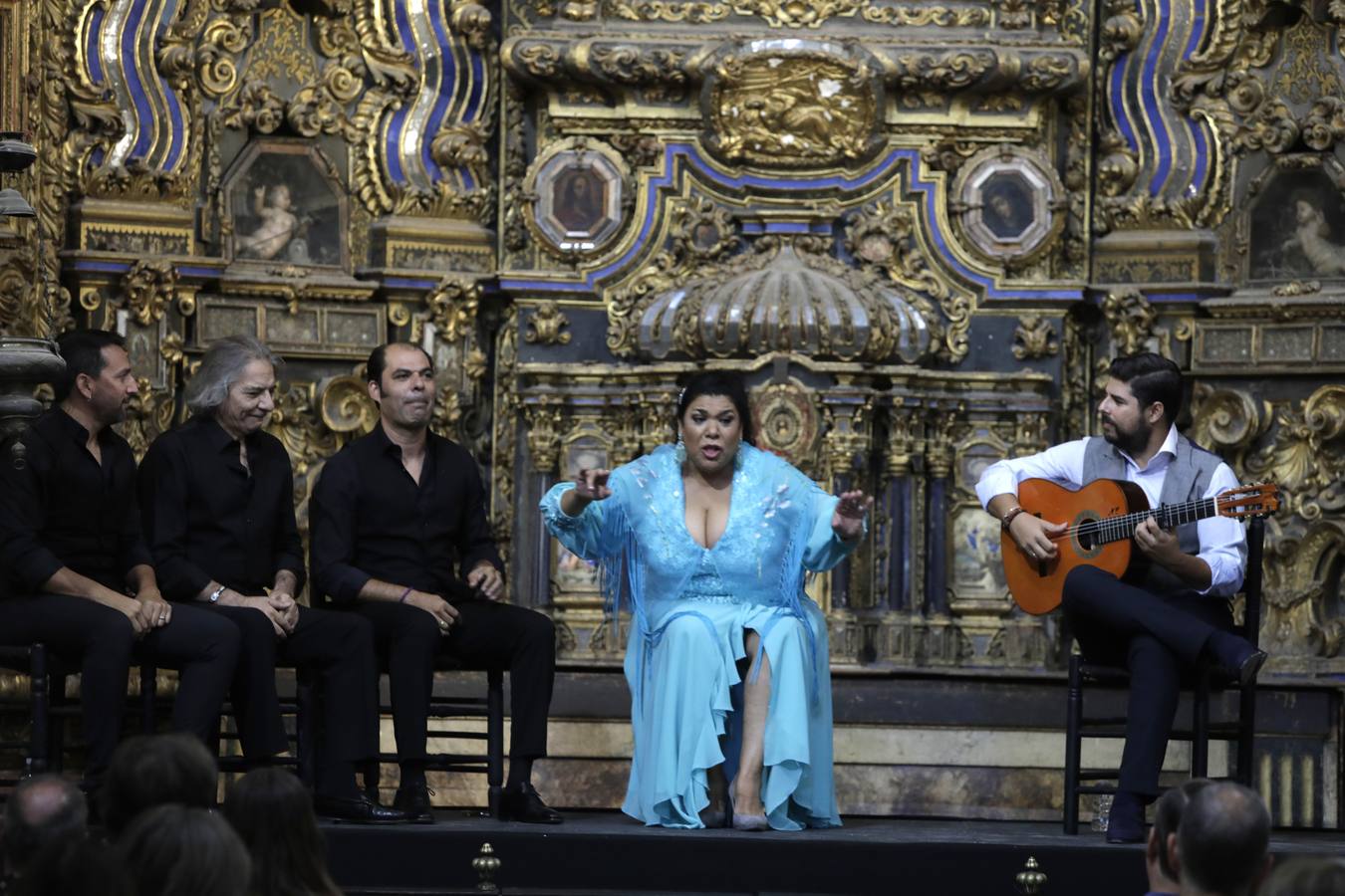 Actuación de 'La Macanita' en la iglesia de San Luis de los Franceses