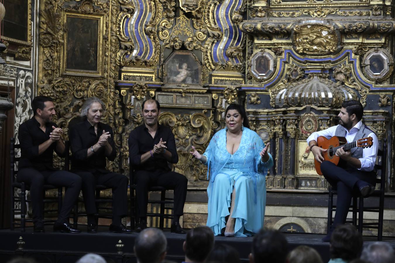 Actuación de 'La Macanita' en la iglesia de San Luis de los Franceses