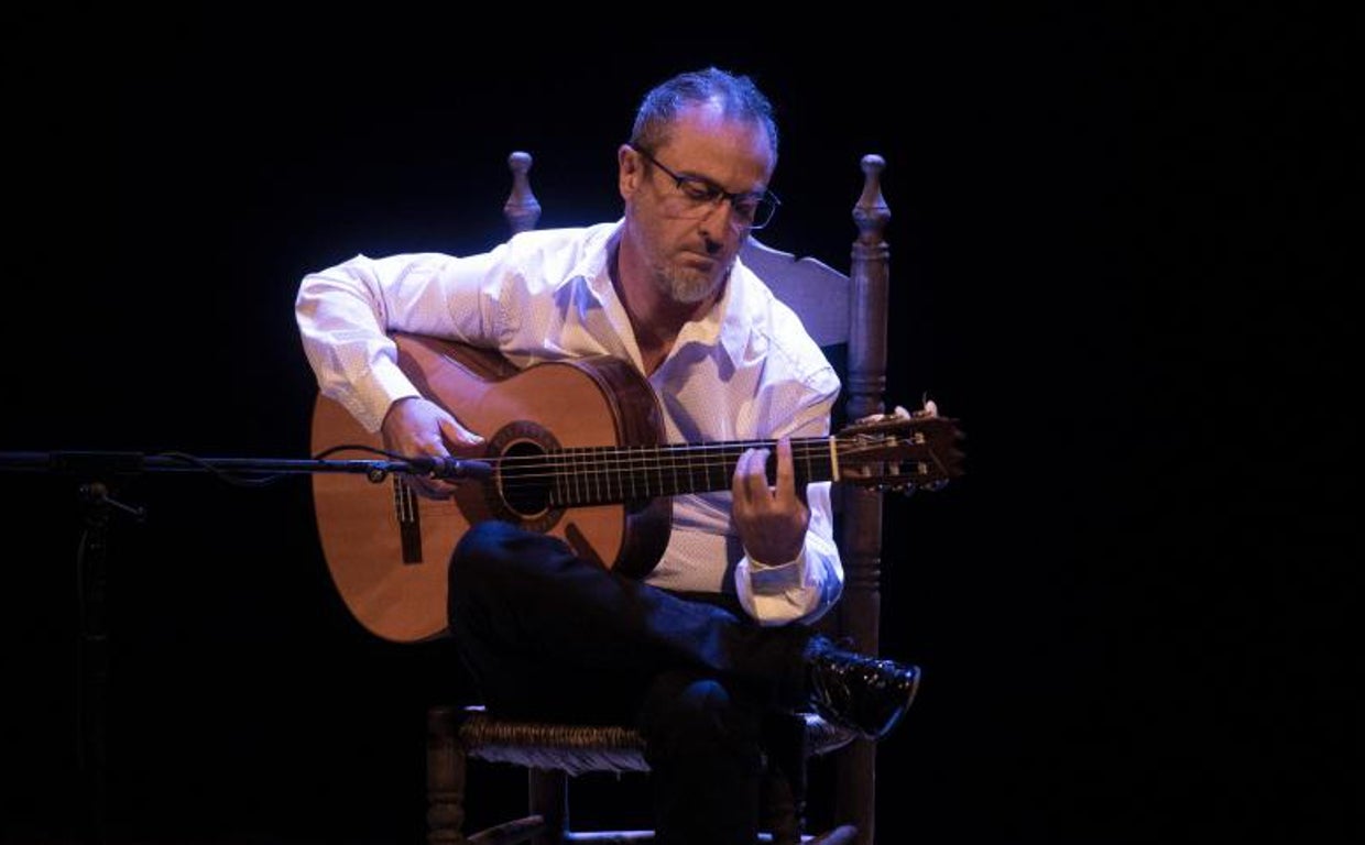 Bolita durante su concierto