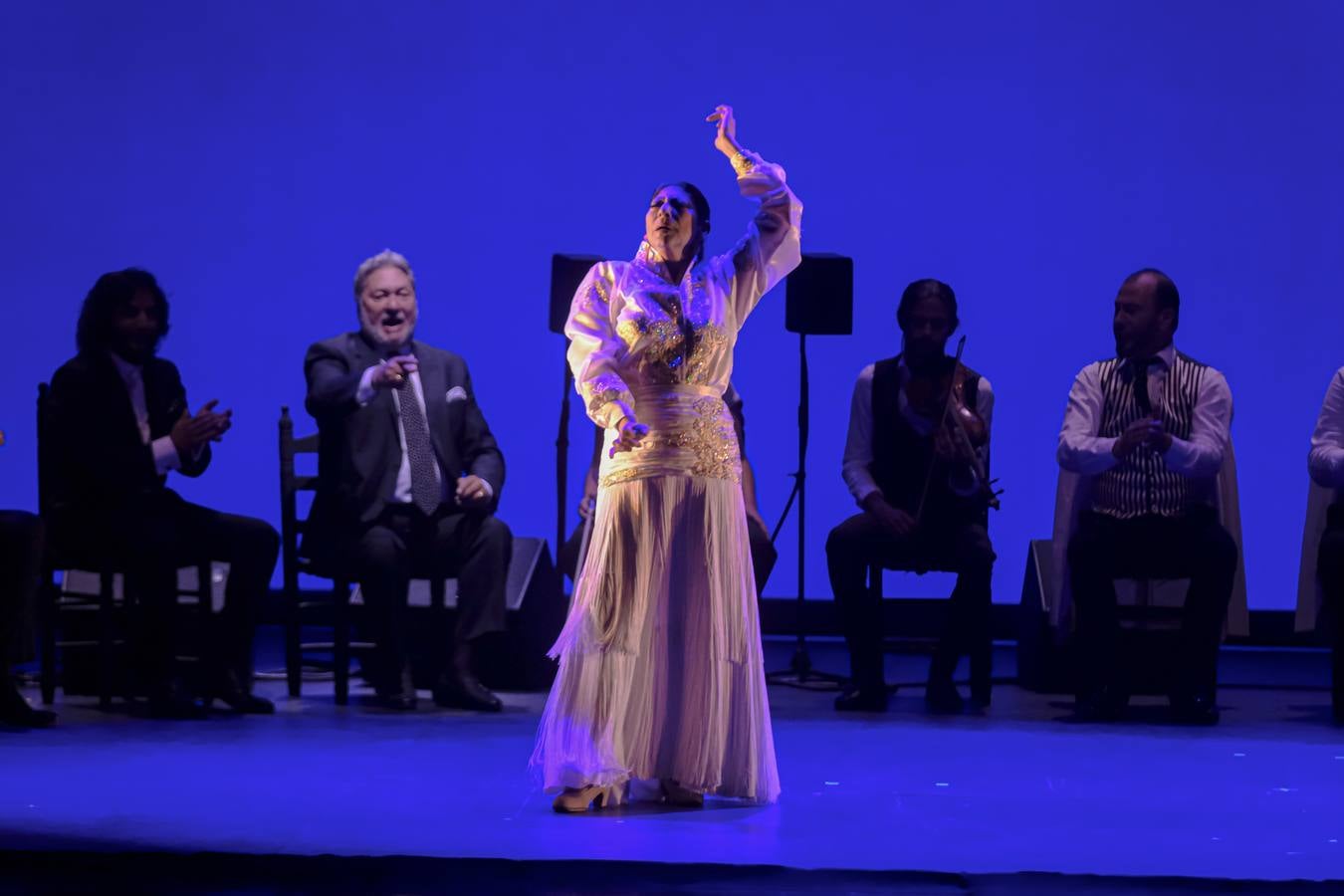 Un momento del espectáculo de Manuela Carrasco en el Teatro de la Maestranza