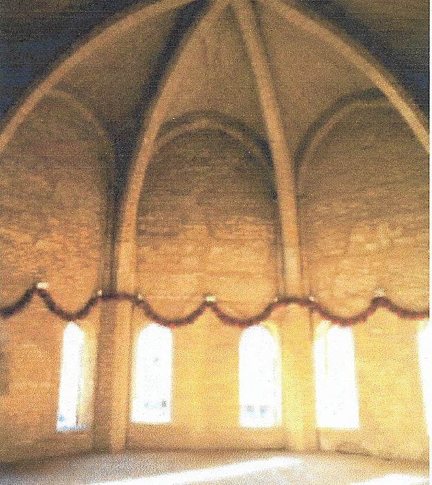 El interior de la Torre de la Plata, hoy despacho municipal