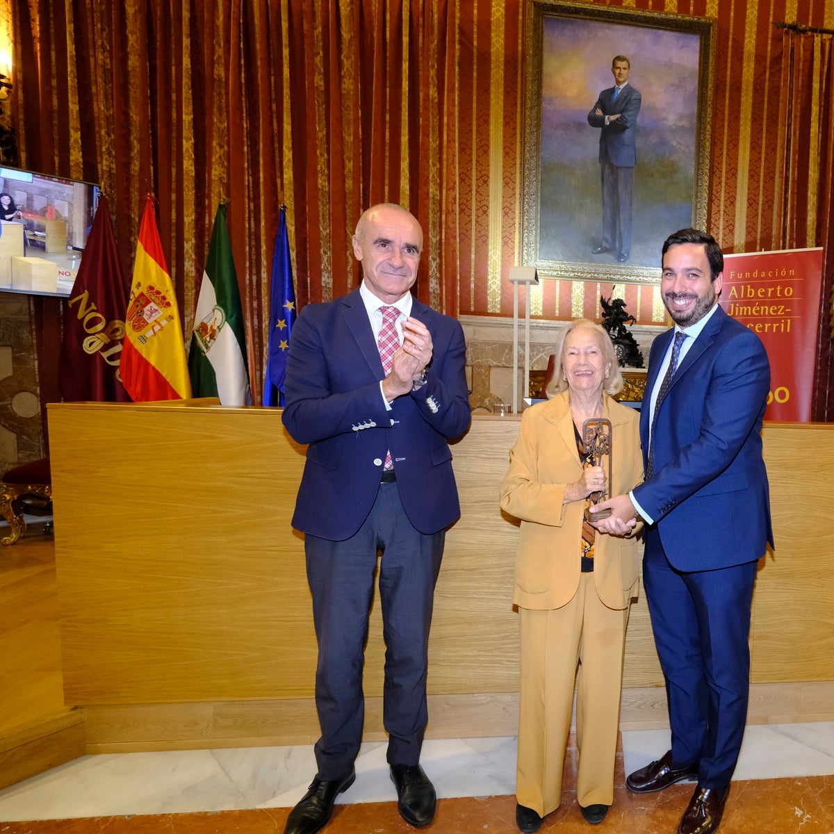 La Fundación Jiménez-Becerril homenajea a las madres y abuelas víctimas de ETA en la figura de Teresa Barrio