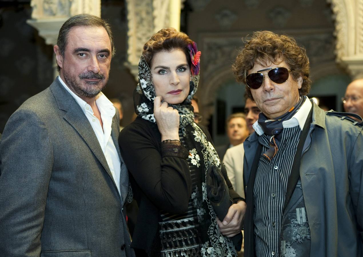 Quintero con Carlos Herrera y Antonia Dell'Atte