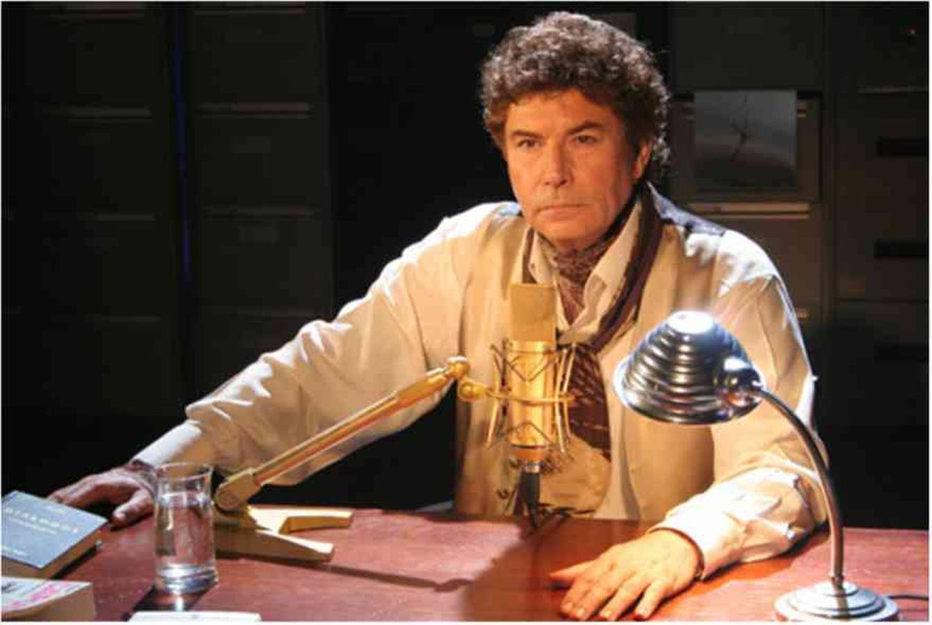 El periodista en su programa de televisión 'El perro verde'