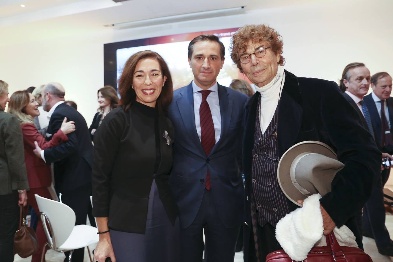 Constanza Fernández, Antonio Muñoz y Jesús Quintero