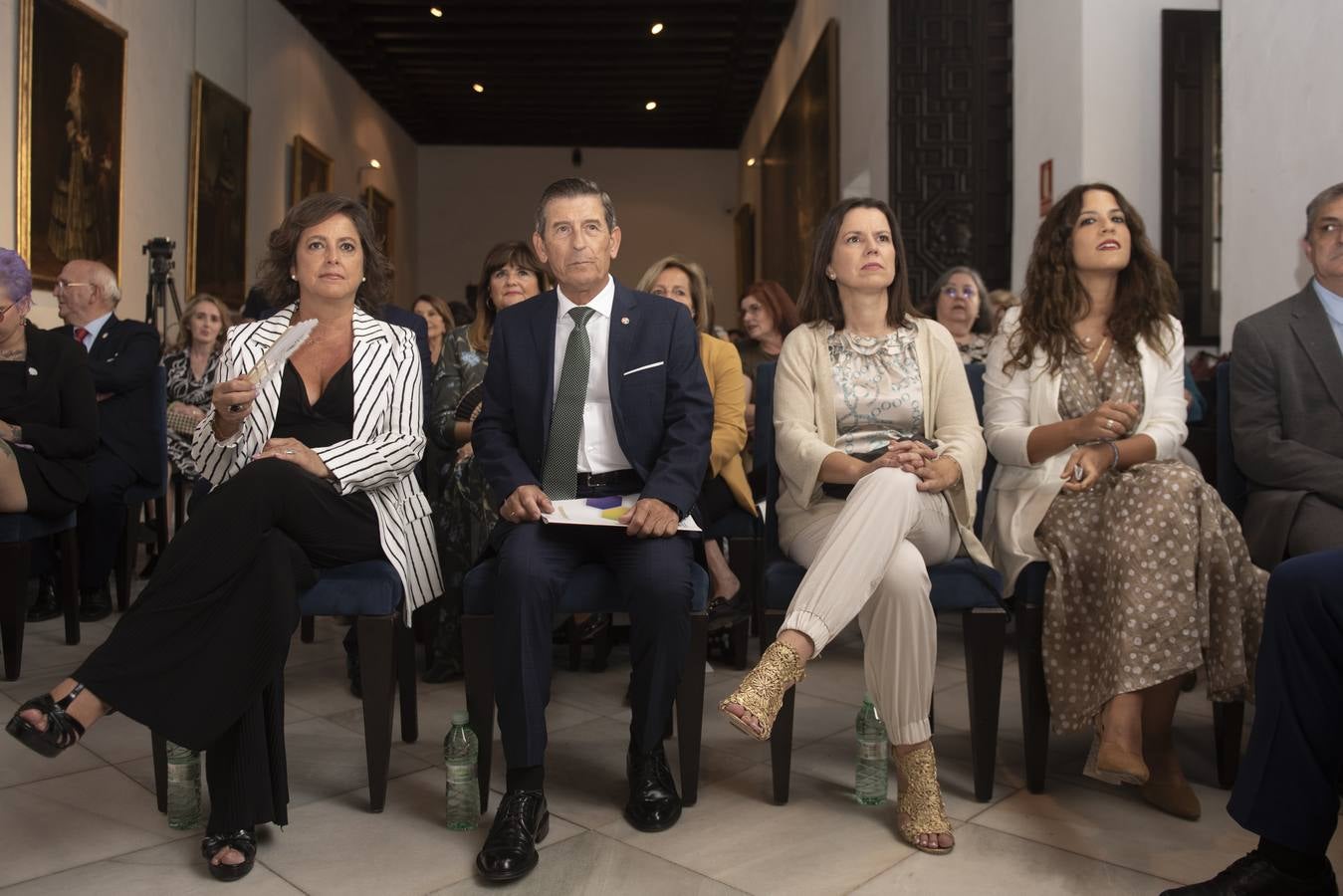 La consejera de Salud y Consumo, Catalina García, y el presidente de la Fundación, Manuel Movilla