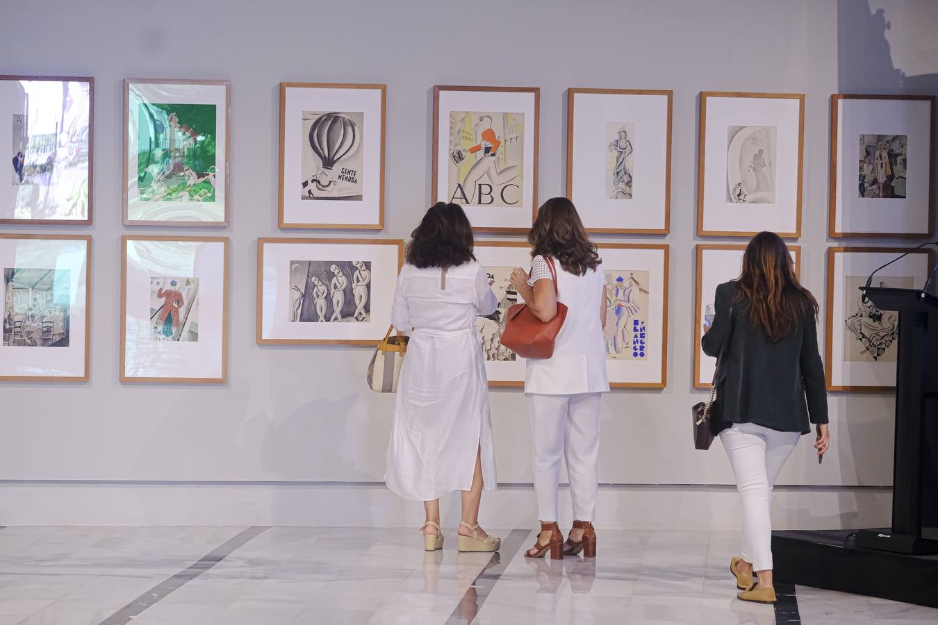 Exposición 'Dibujantas. Pioneras de la ilustración' en la Galería de ABC en Sevilla