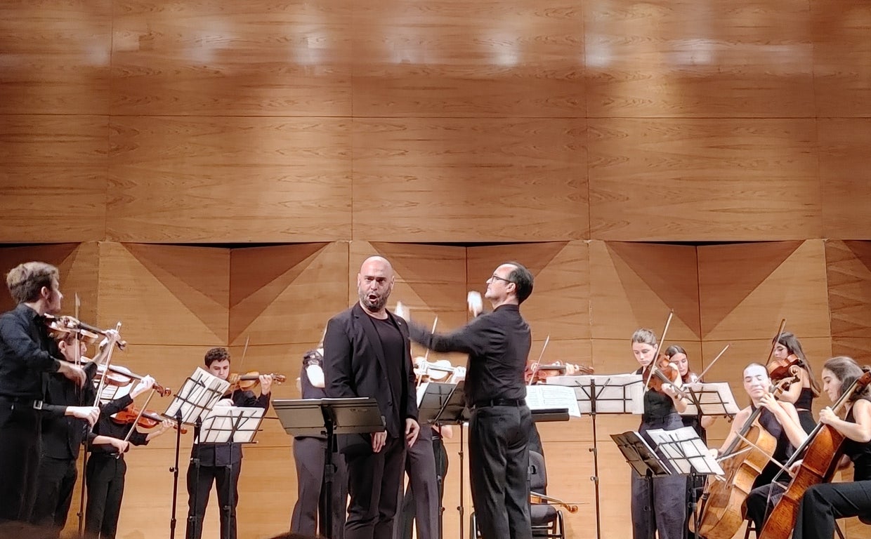 Un momento del concierto de la Joven Orquesta Barroca de Sevilla