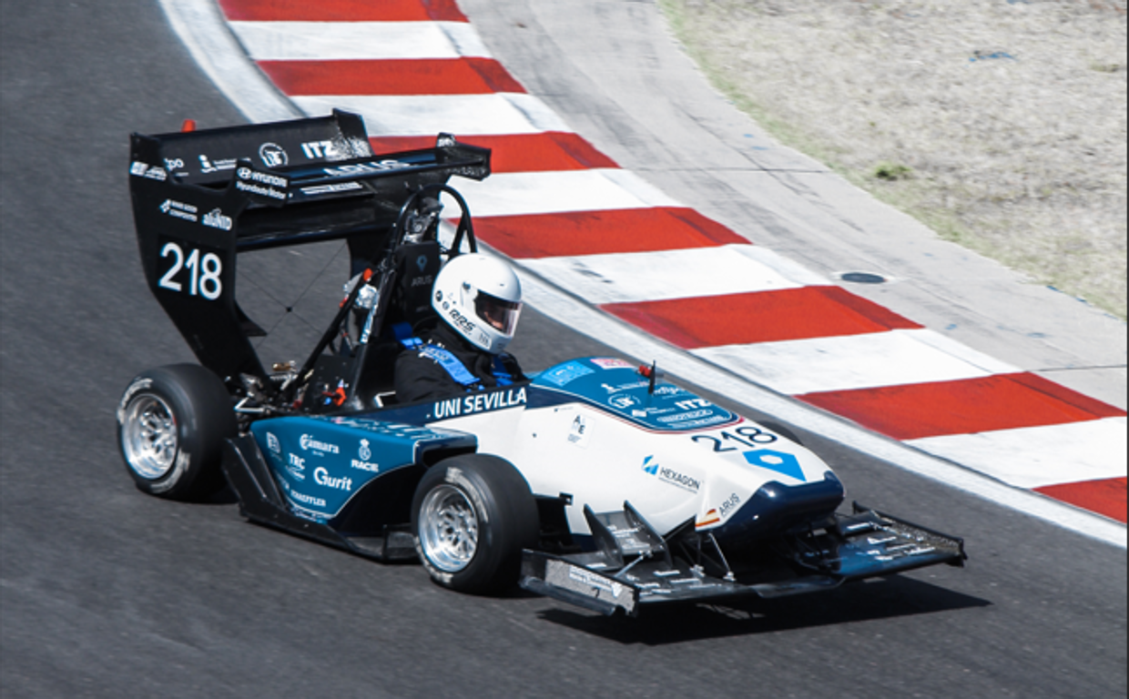 El bólido de la Universidad de Sevilla