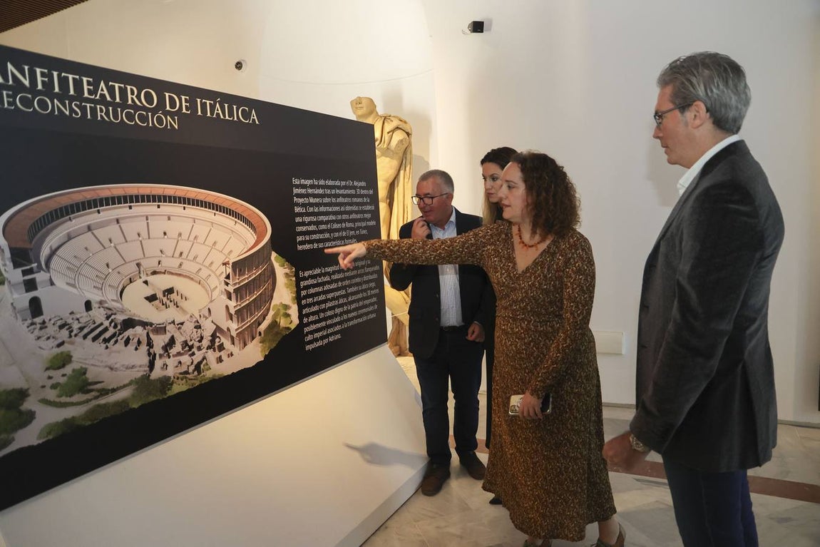 Inauguración de la exposición 'Un coloso para Itálica'.