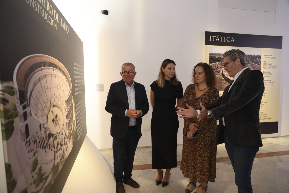 Inauguración de la exposición 'Un coloso para Itálica'.