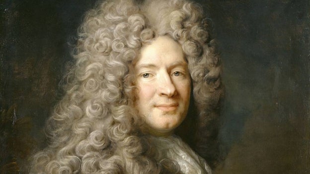 Nicolas de Largillière. Retrato de un caballero en traje púrpura. Hacia 1700. Museumslandschaft Hessen Kassel. Kassel. Alemania