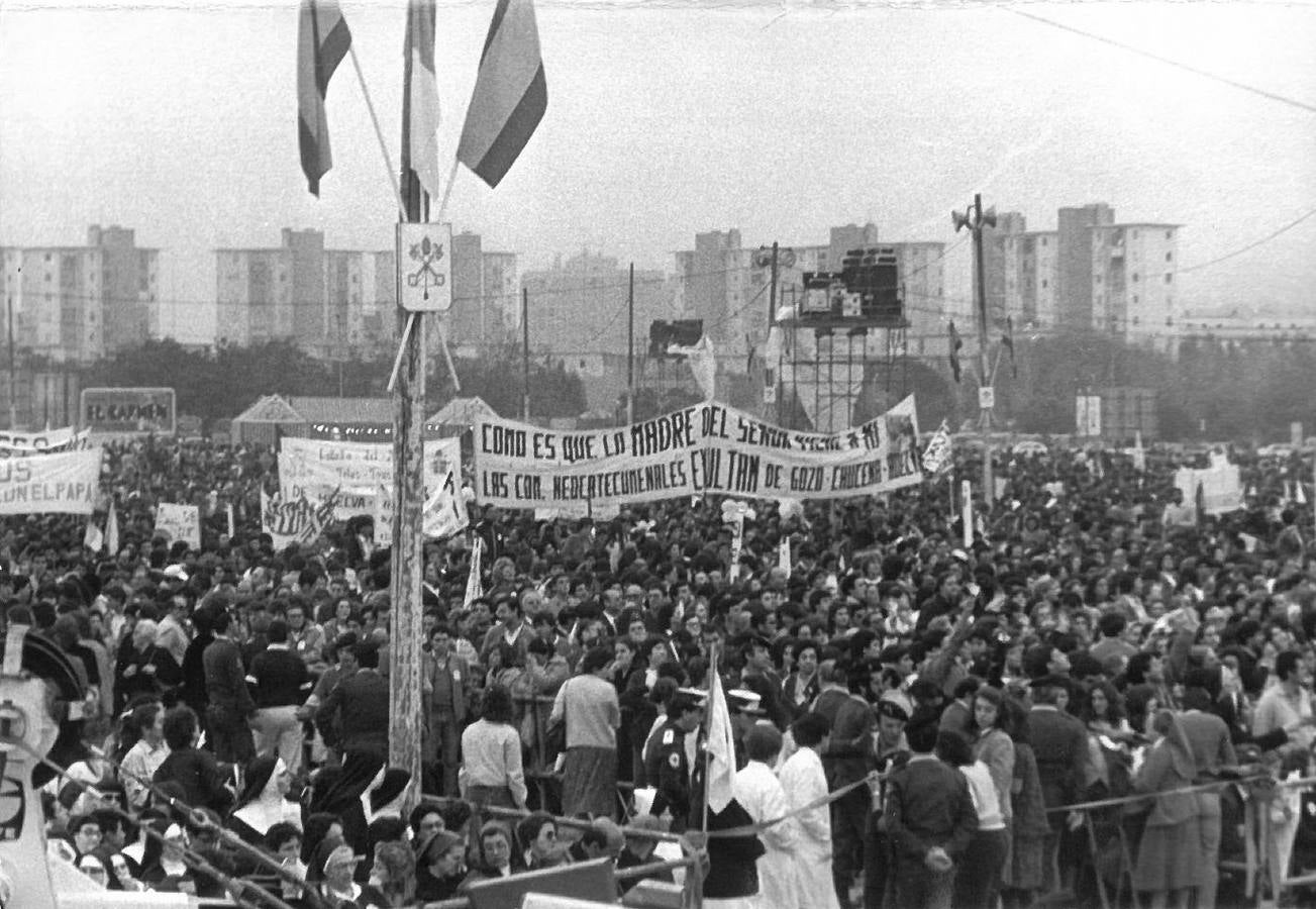 Visita del Papa Juan Pablo II a Sevilla en 1982