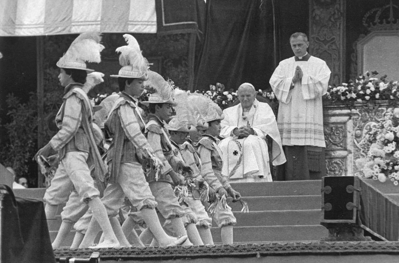 Visita del Papa Juan Pablo II a Sevilla en 1982