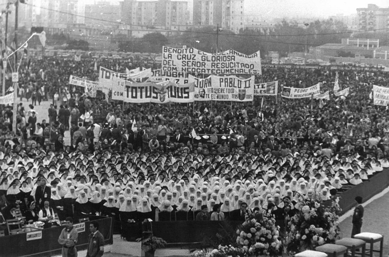 Visita del Papa Juan Pablo II a Sevilla en 1982