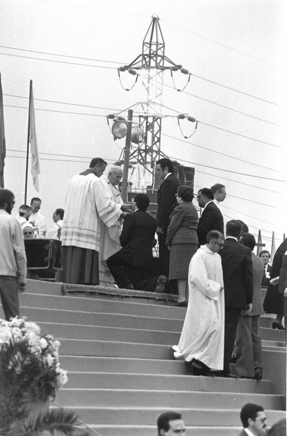 Visita del Papa Juan Pablo II a Sevilla en 1982