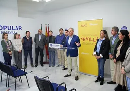 José Luis Sanz denuncia que hay distritos en los que «no se ha ejecutado ni un 25% del presupuesto» del Ayuntamiento de Sevilla