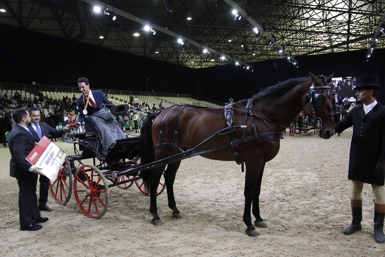 Caballistas y caballos recibieron este domingo sus premios como colofón a una gran edición de Sicab