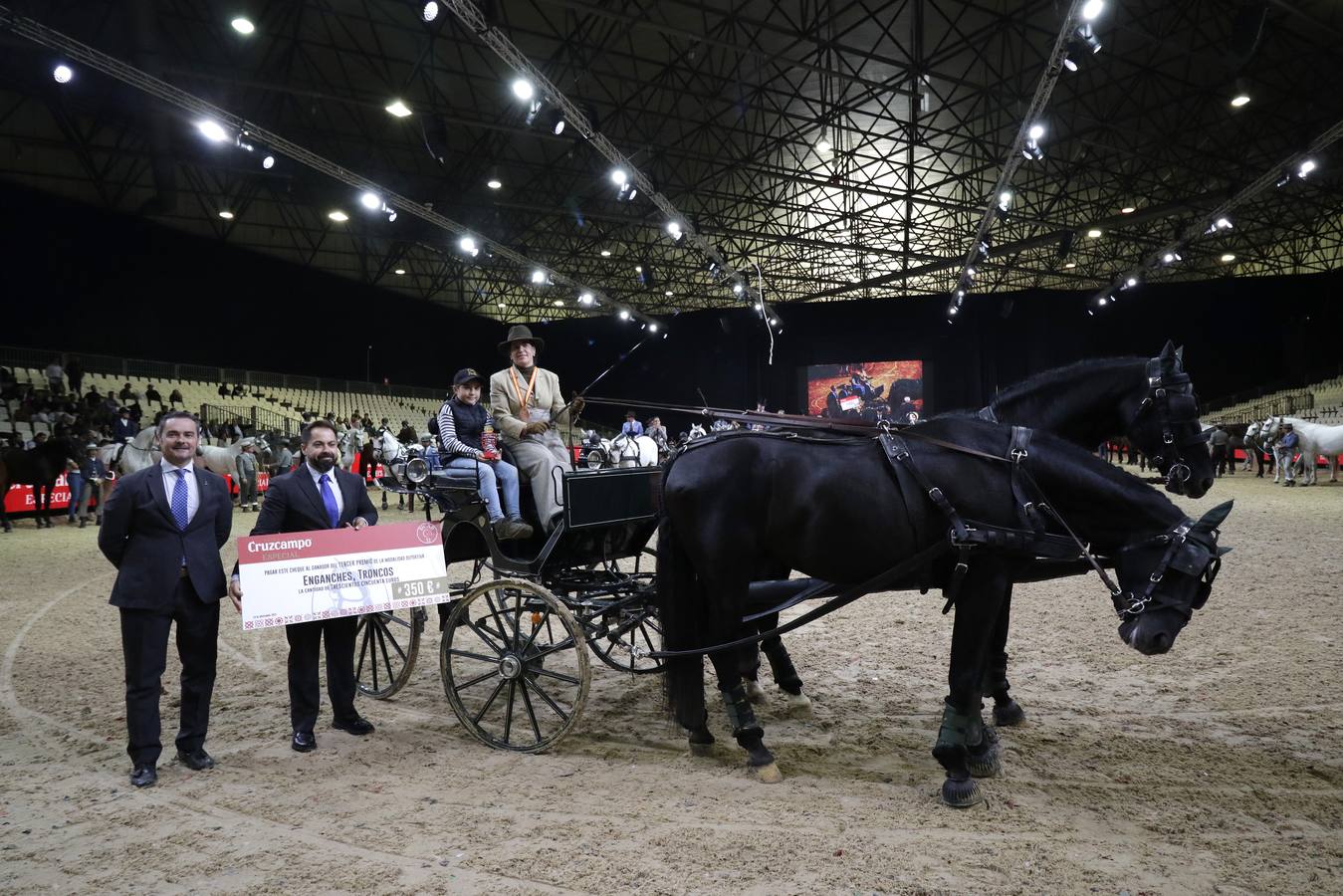 Caballistas y caballos recibieron este domingo sus premios como colofón a una gran edición de Sicab
