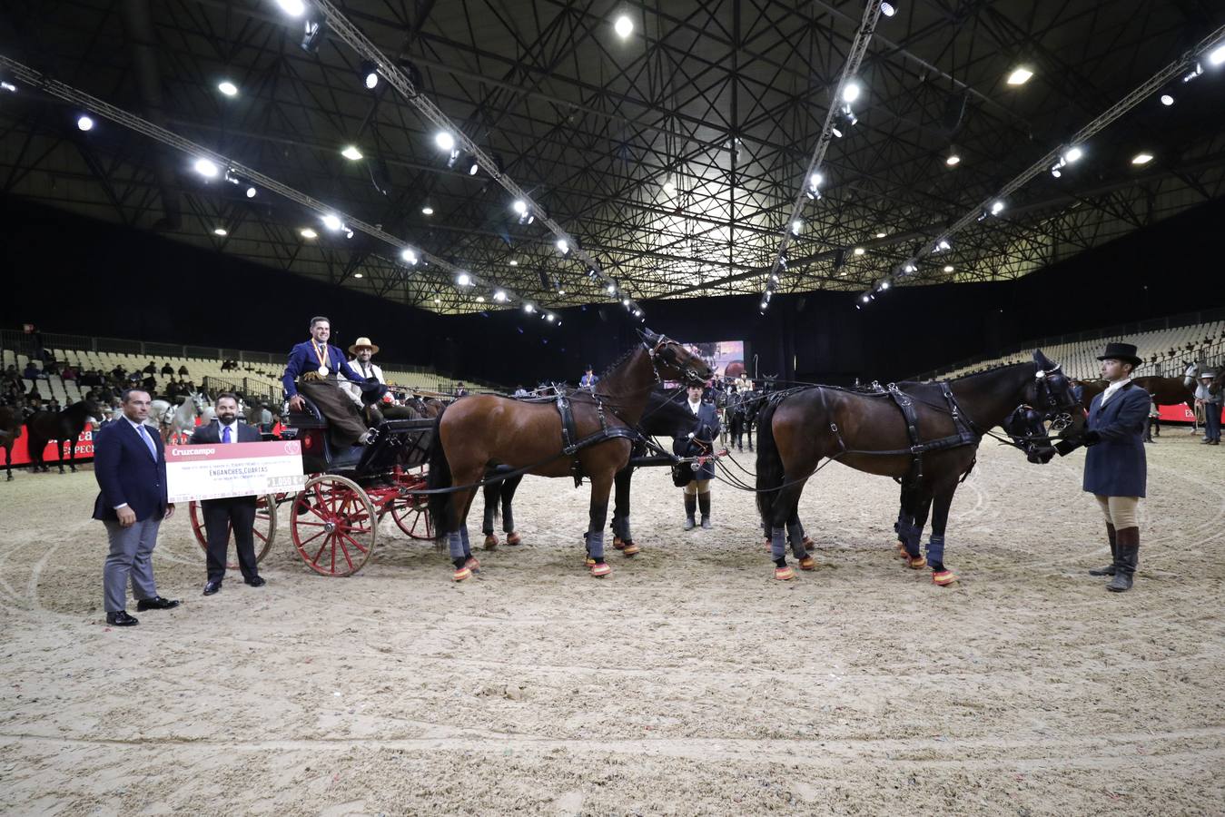 Caballistas y caballos recibieron este domingo sus premios como colofón a una gran edición de Sicab