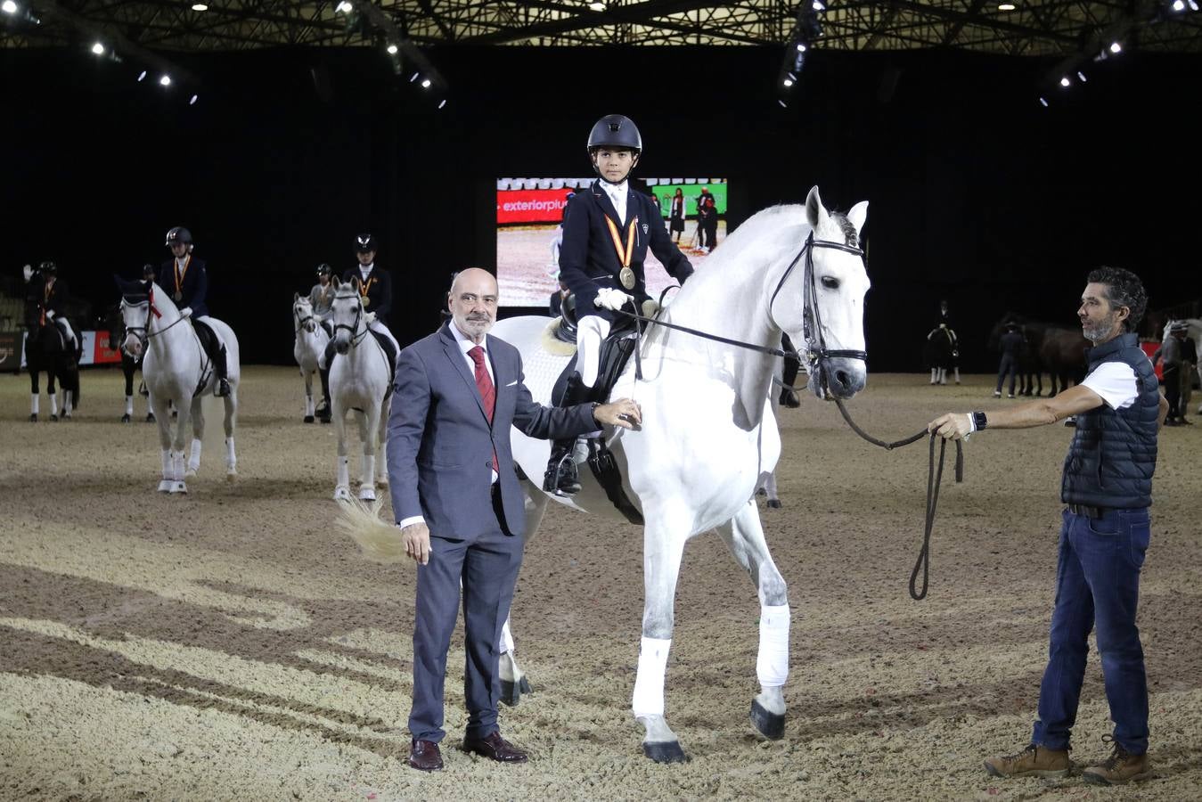 Caballistas y caballos recibieron este domingo sus premios como colofón a una gran edición de Sicab