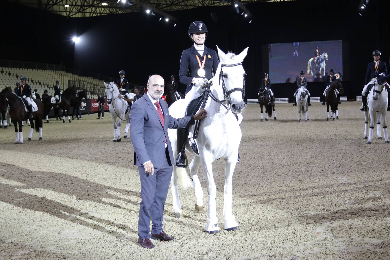 Caballistas y caballos recibieron este domingo sus premios como colofón a una gran edición de Sicab
