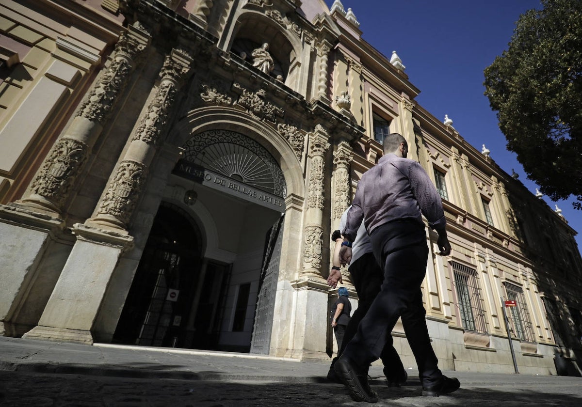 Entrada principal al Museo de Bellas Artes de Sevilla